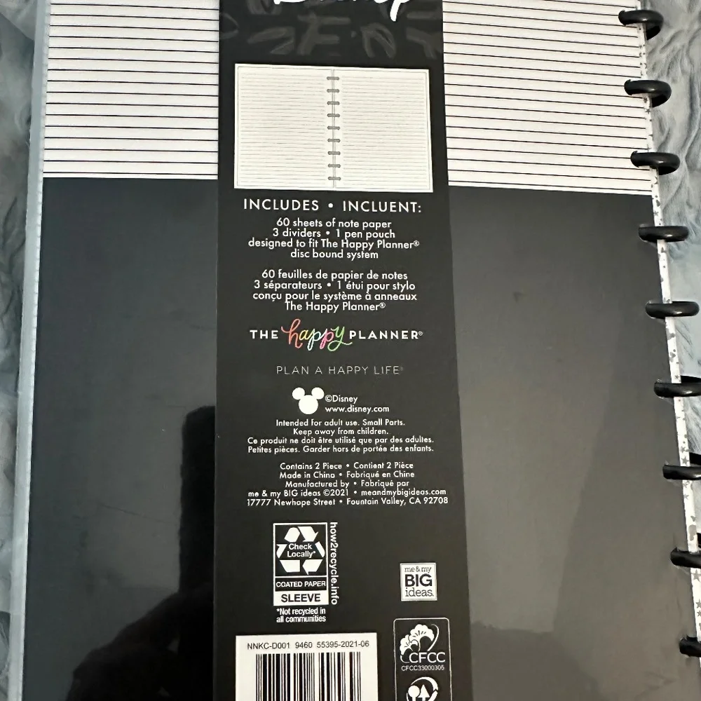 Disney Happy Notes Notebook Kit - Fits The Happy Planner Disc Bound System - Picture 3 of 9